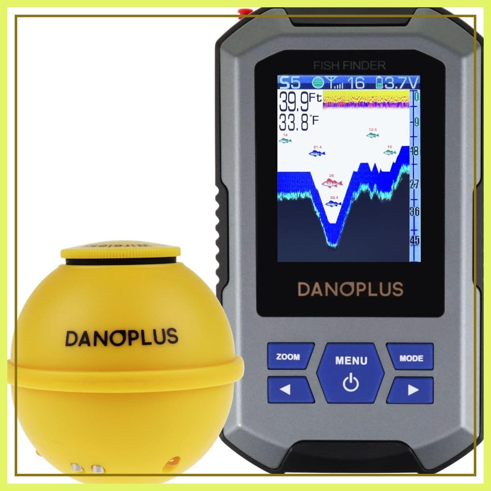 Fish Finder Portable - Wireless Fish Finder with 147ft Depth
