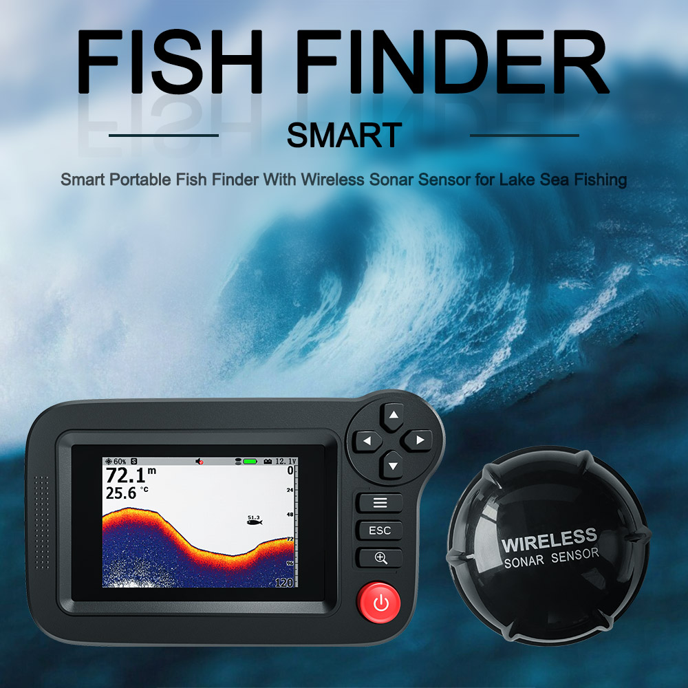 Smart Fish Finder - Portable F - Fish Finder Gps reseña y precio