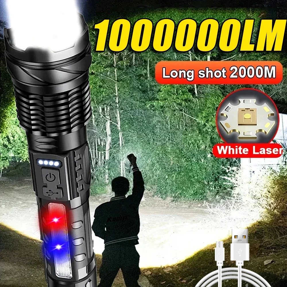 Powerful LED Flashlight Rechar - Fishing Light reseña y precio