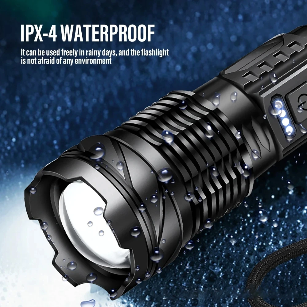 Powerful LED Flashlight Rechar - Fishing Light reseña y precio