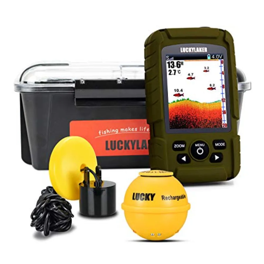 Ice fishing, sea fishing, kaya - Fish Finder Transducer reseña y precio