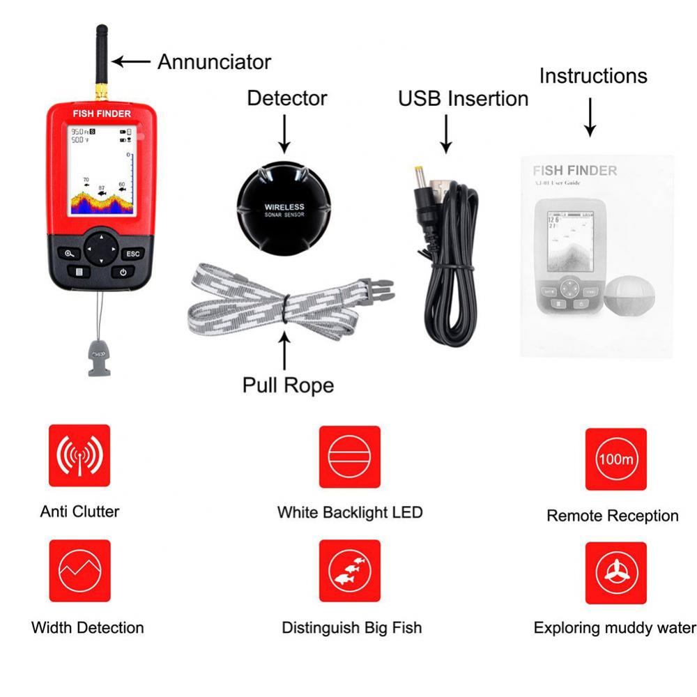 Lake Sea Fishing Smart Portabl - Fish Finder Portable reseña y precio