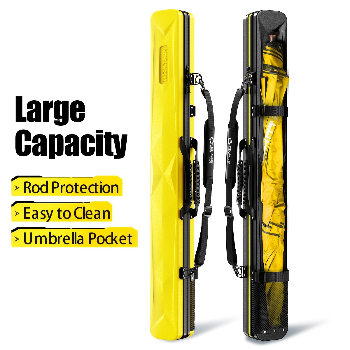 Hard Shell Fly Fishing Rod Bag - Fish Finder Case reseña y precio