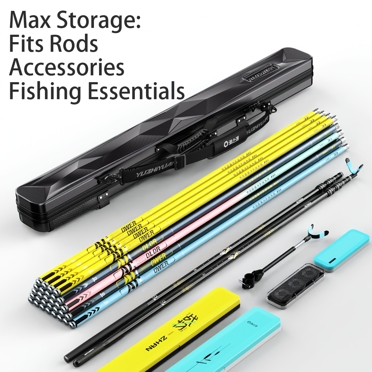 Hard Shell Fly Fishing Rod Bag - Fish Finder Case reseña y precio