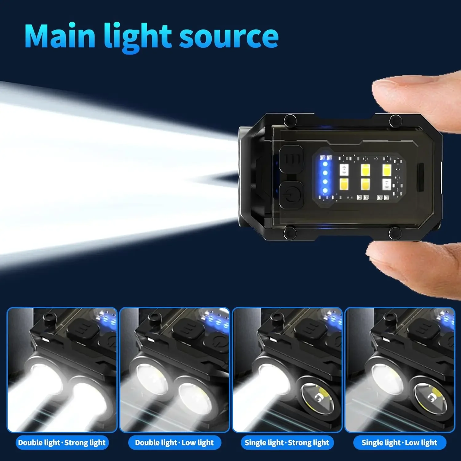 Clip-On Flashlight Rechargeabl - Fishing Light reseña y precio