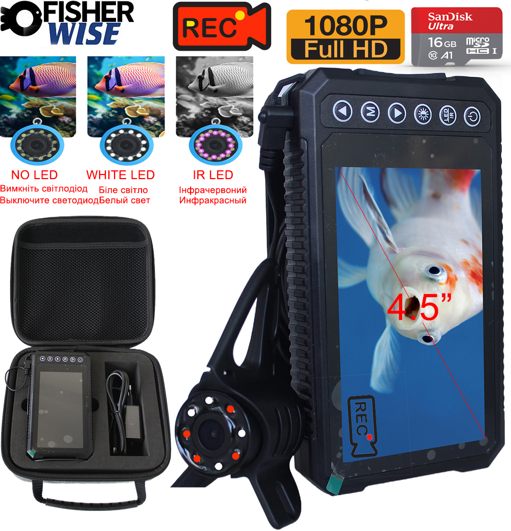 Mutil Lanuage 4.5Inch IPS 1080 - Fishing Camera reseña y precio