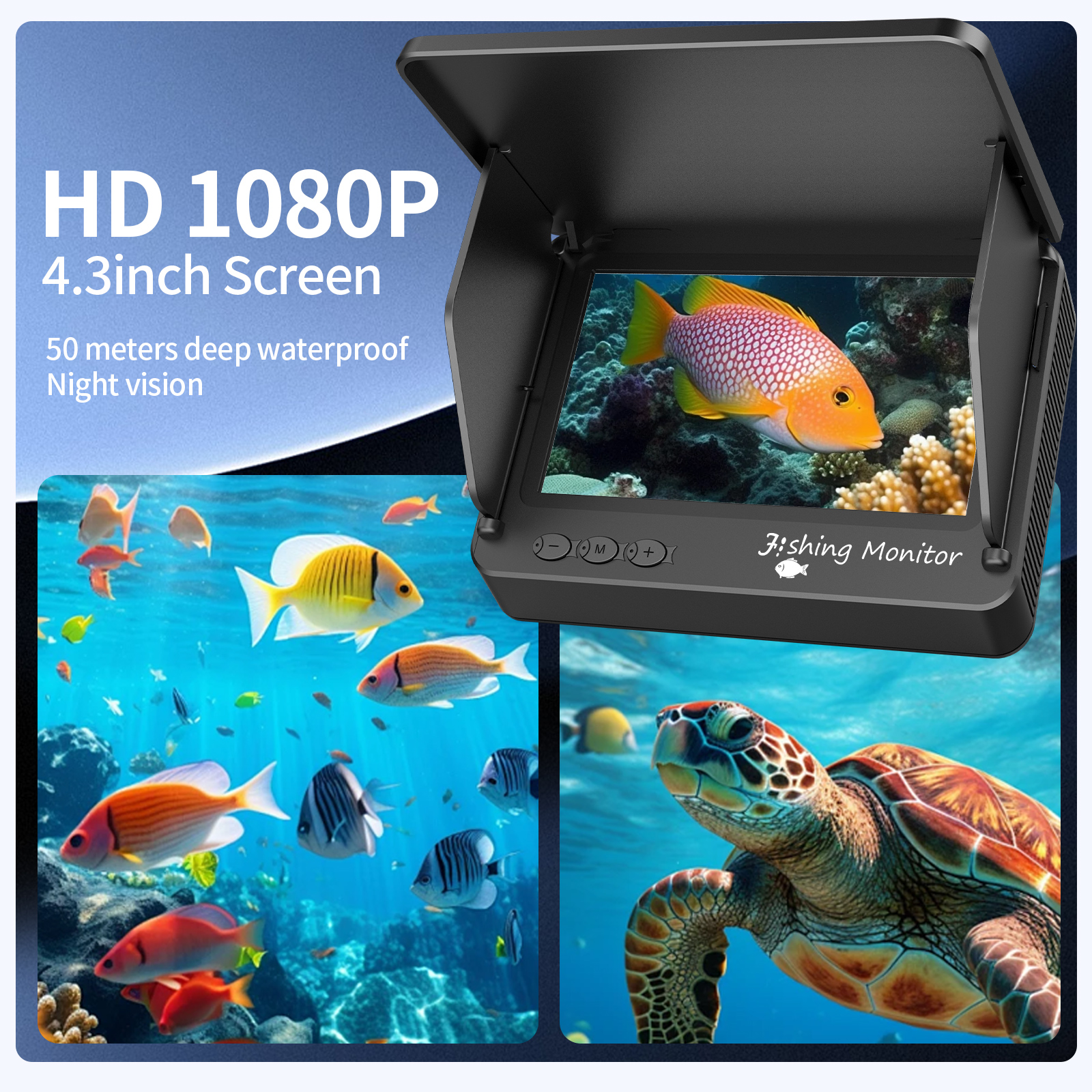 Underwater Fishing Camera 1080 - Fishing Depth Finder reseña y precio