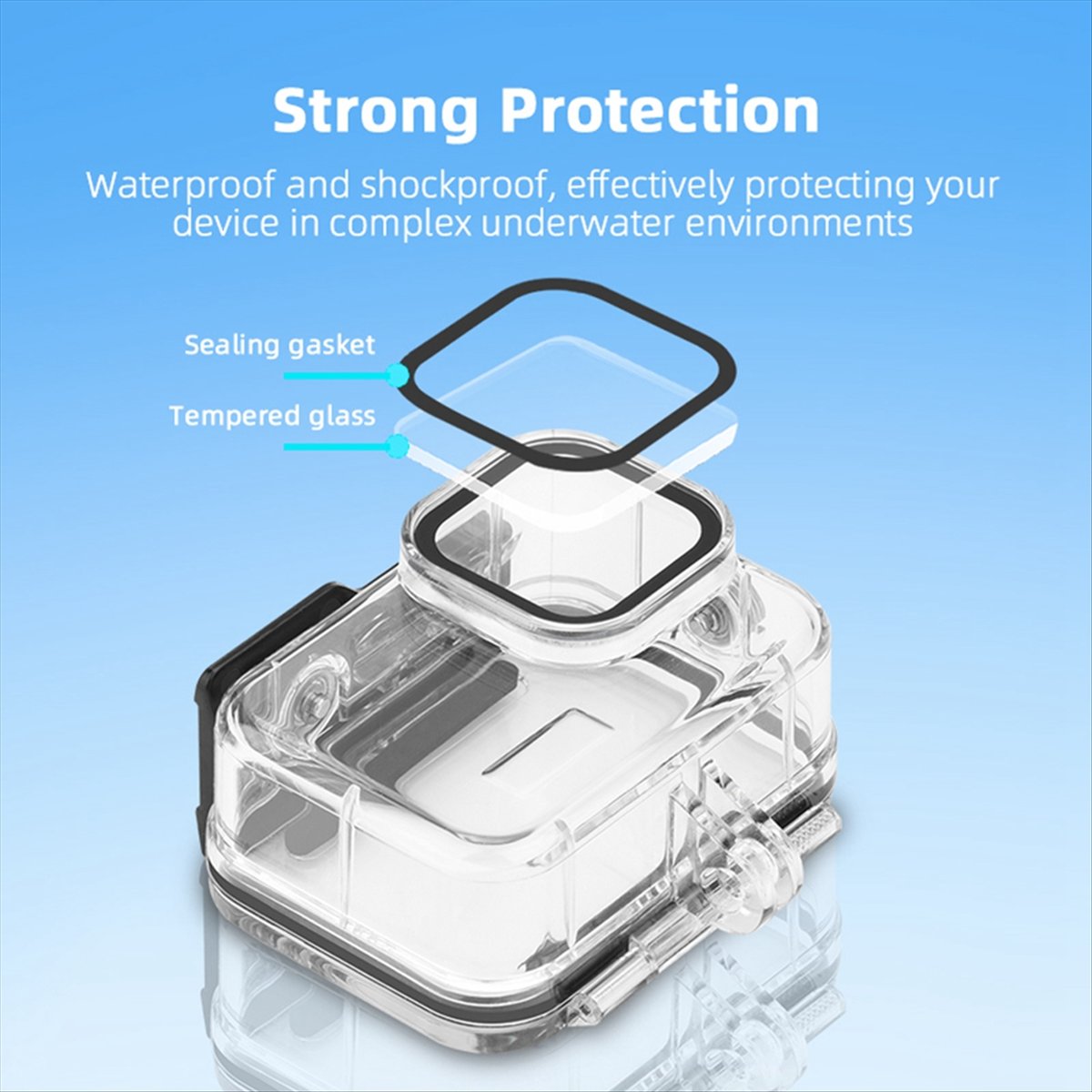 M05K 60M Waterproof Case for G - Underwater Camera reseña y precio
