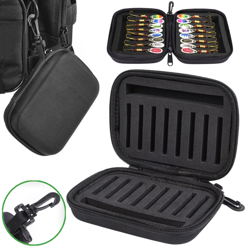Portable Fly Fishing Lure Spin - Fish Finder Case reseña y precio