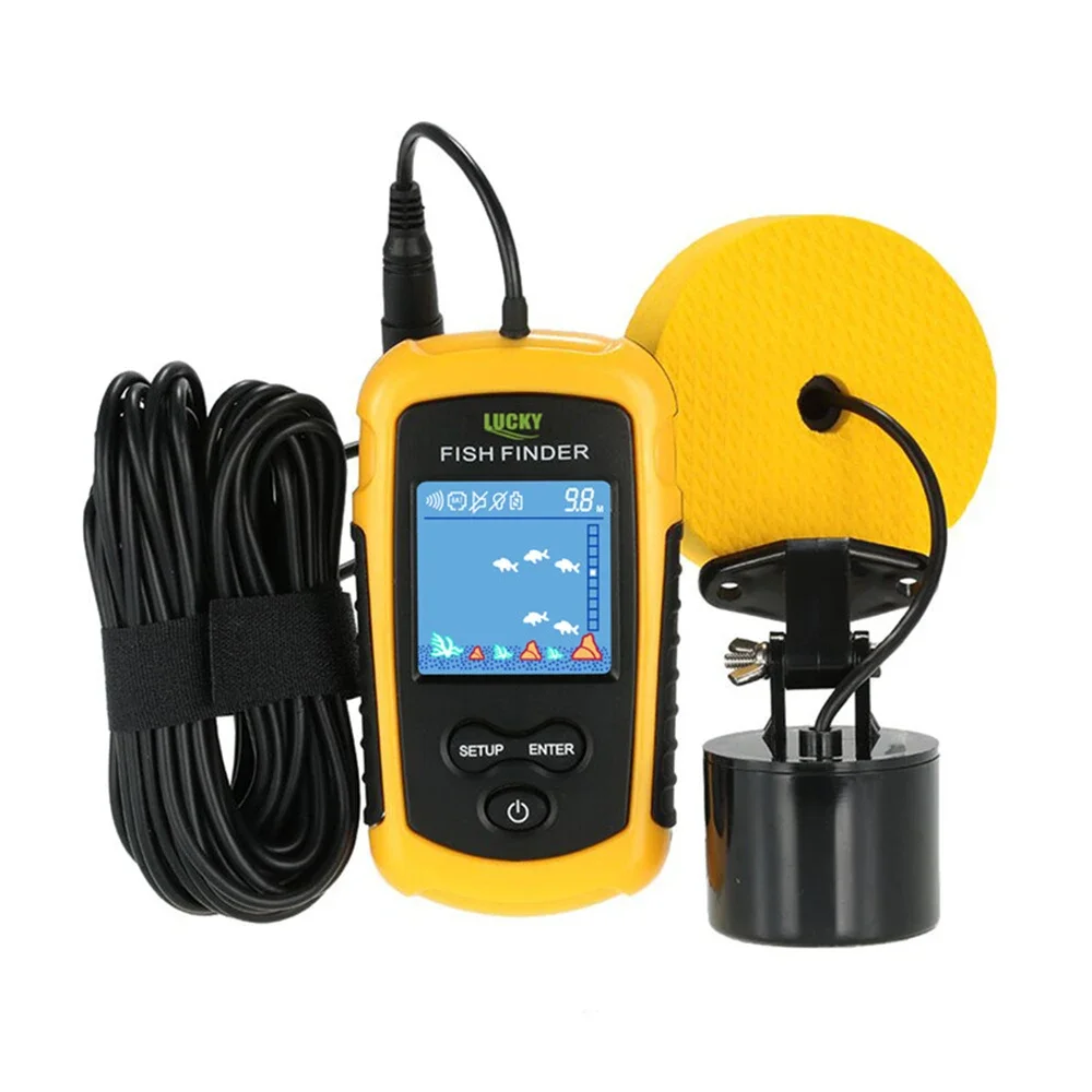 Lucky LCD Color Screen Portabl - Fish Finder Transducer reseña y precio