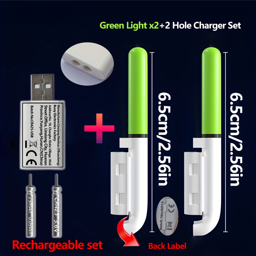 Fishing 5-Piece Set (2 Rod Tip - Fish Finder Charger reseña y precio