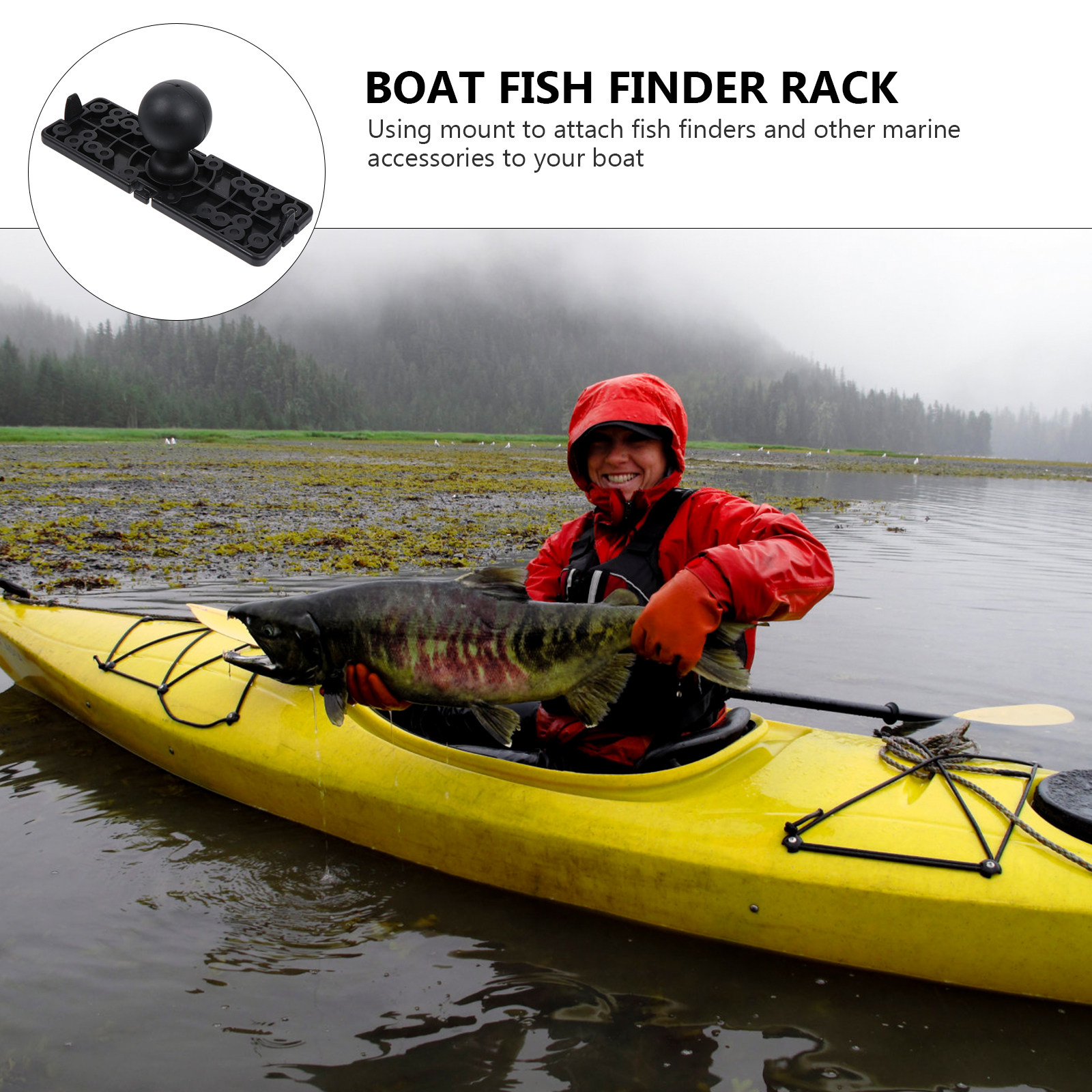 1Pcs Nylon Silicone Fish Finde - Fish Finder Mount reseña y precio