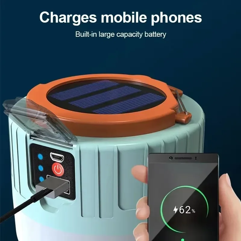 Solar Camping Lantern Recharge - Fishing Light reseña y precio