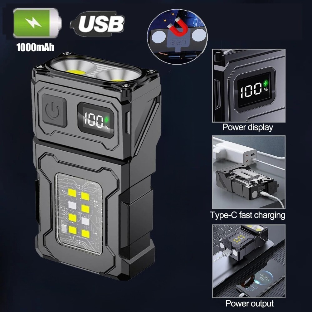 180° Rotatable LED Flashlight  - Fishing Light reseña y precio