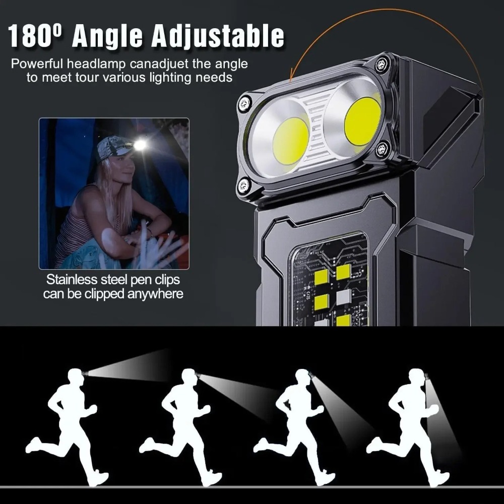 180° Rotatable LED Flashlight  - Fishing Light reseña y precio