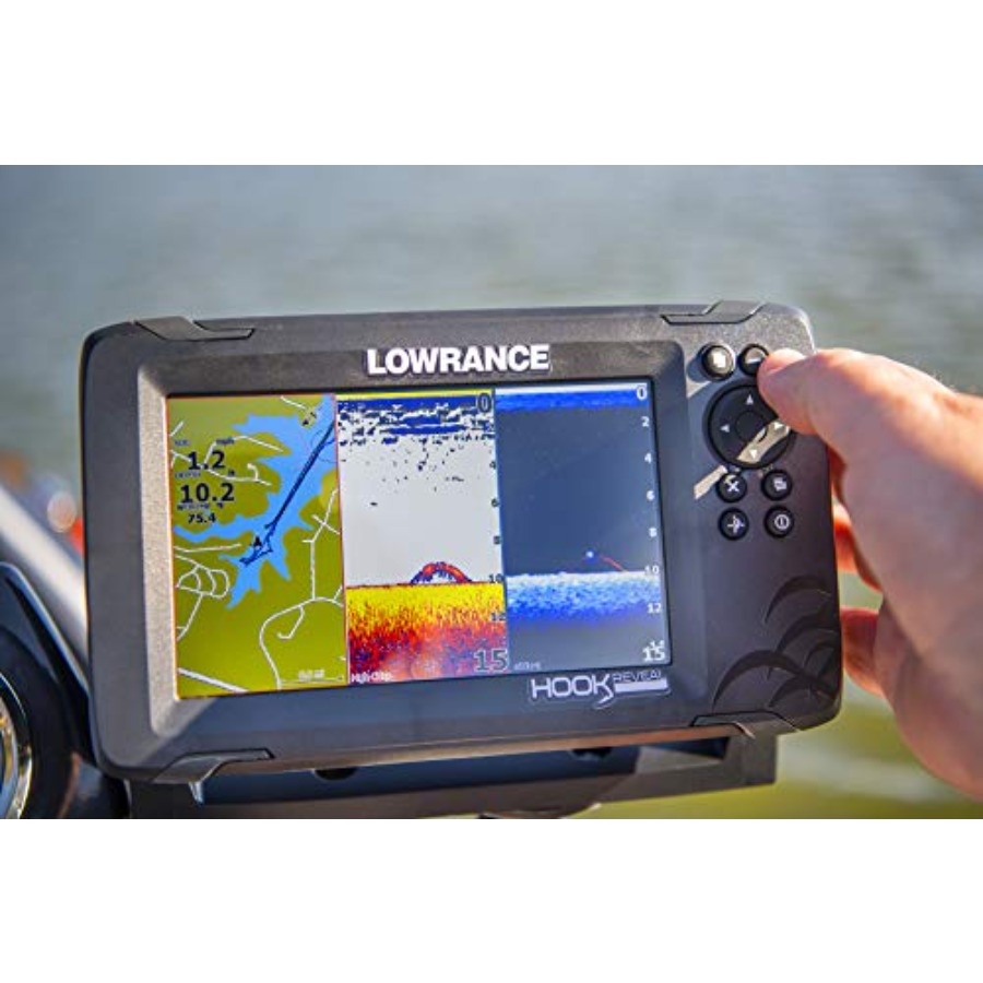 5-inch Fish Finder with SplitS - Fish Finder Transducer reseña y precio