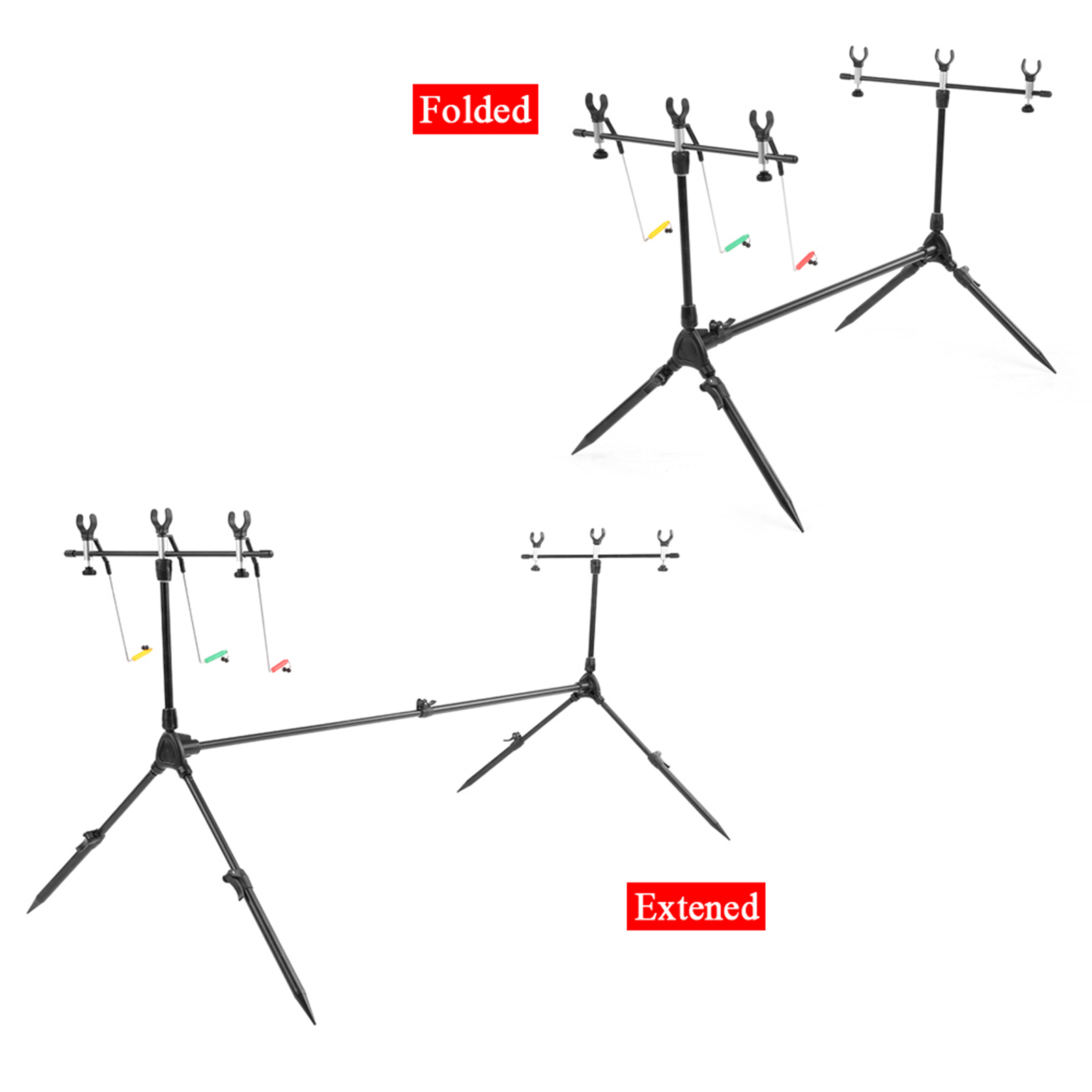 Lixada 3-in-1 Fishing Rod Pod  - Bite Indicator reseña y precio