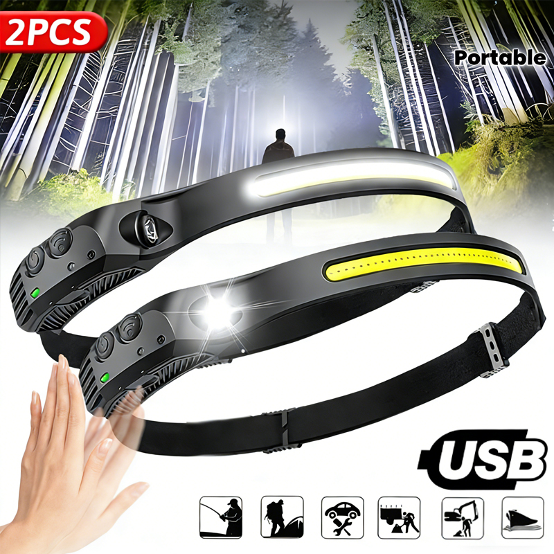 LED Sensor Headlamp Built-in B - Fish Finder Battery reseña y precio