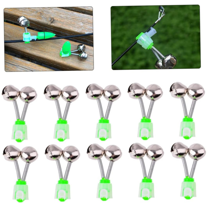 50-5PCS Double Bells Fishing I - Bite Alarm reseña y precio