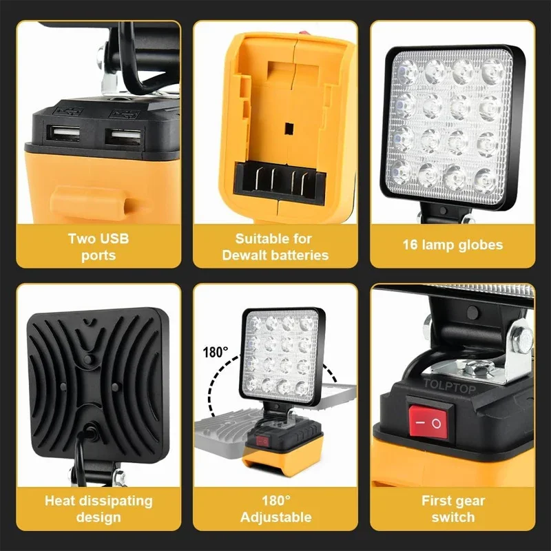 4Inch Led Light Handheld Spotl - Fish Finder Battery reseña y precio