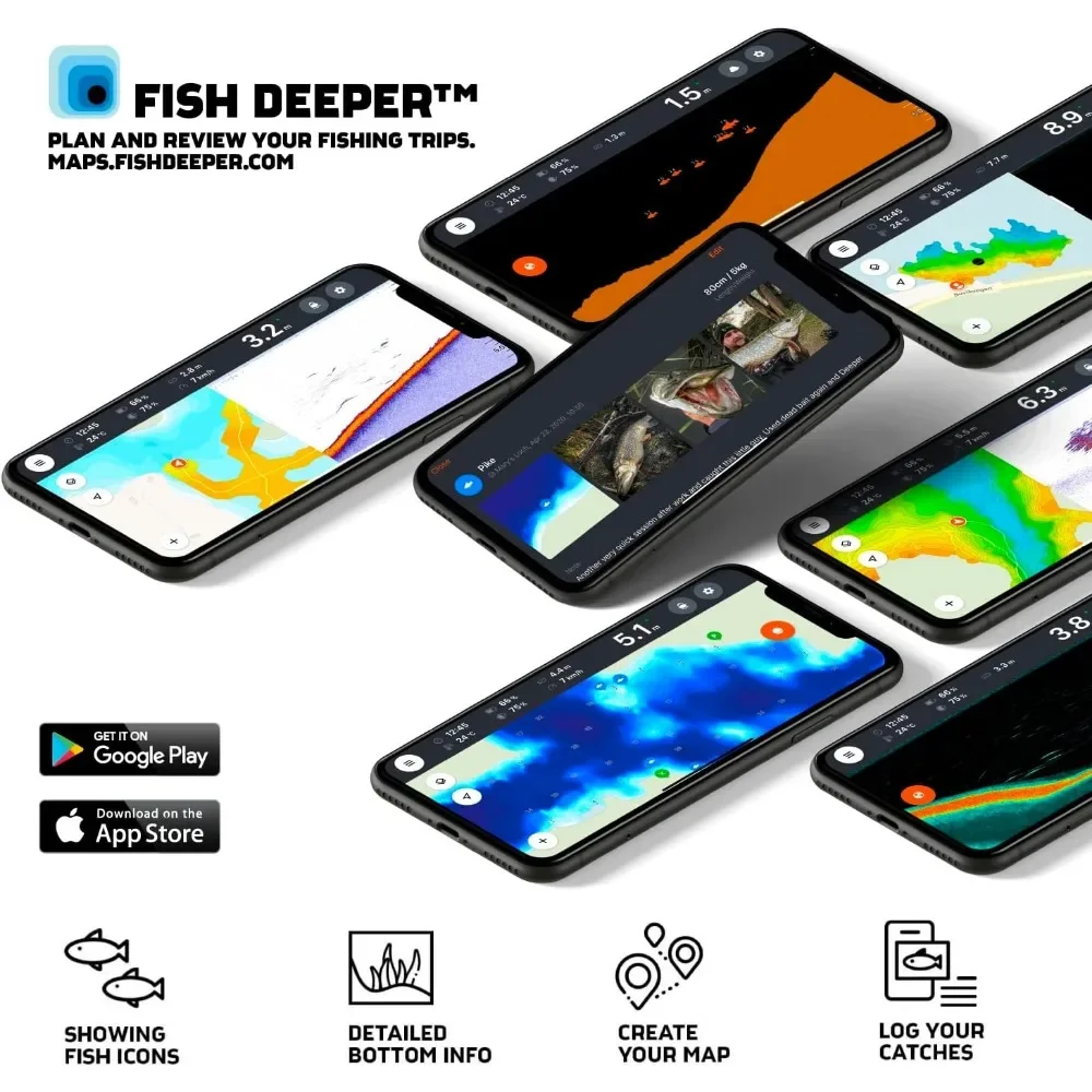 A  Chirp 2 Sonar Fish Finder - - Fish Finder Portable reseña y precio