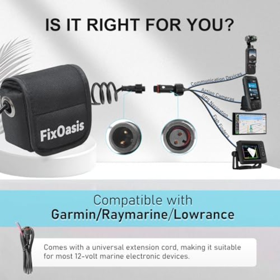 Kayak marine fish finder batte - Fish Finder Charger reseña y precio
