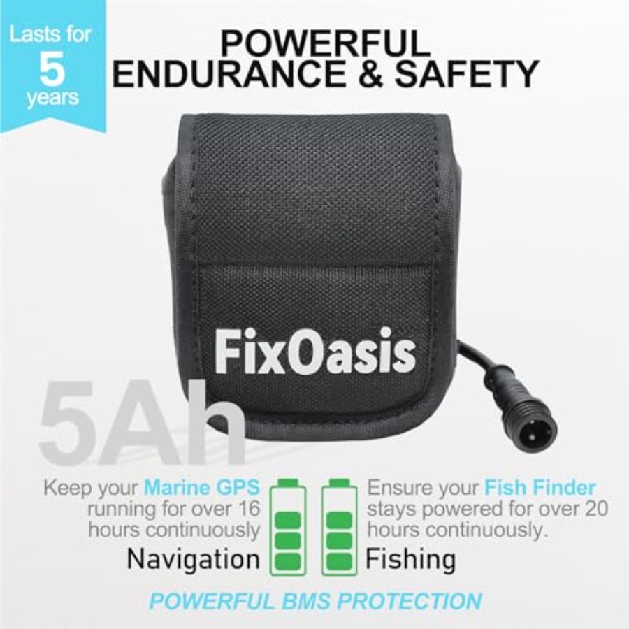Kayak marine fish finder batte - Fish Finder Charger reseña y precio