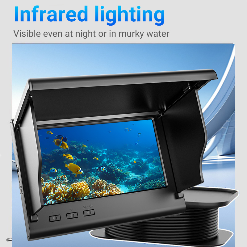 4.3 Inch Ice Fishing Camera Fi - Fishing Depth Finder reseña y precio