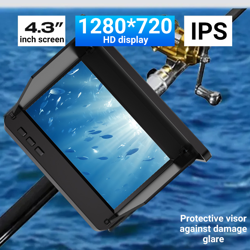 4.3 Inch Ice Fishing Camera Fi - Fishing Depth Finder reseña y precio