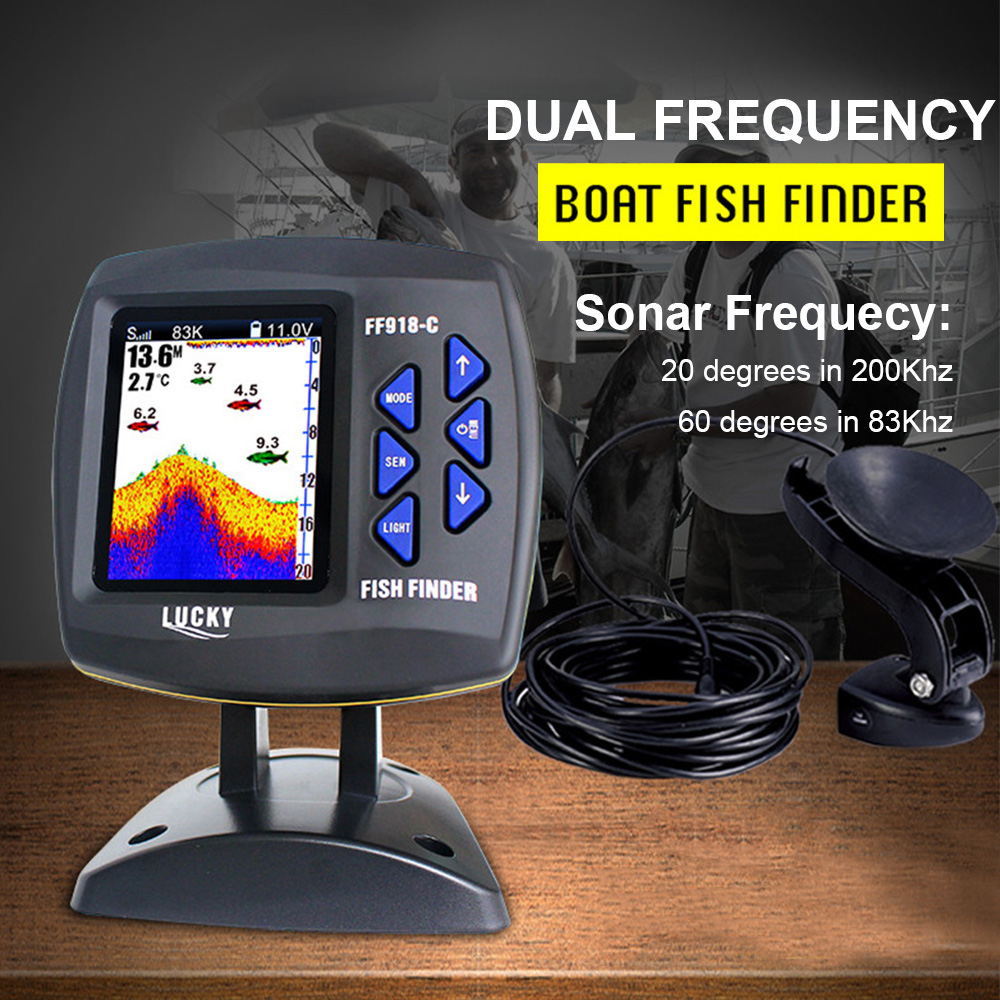 FF918-C100DS Color Screen Wire - Fish Finder Gps reseña y precio