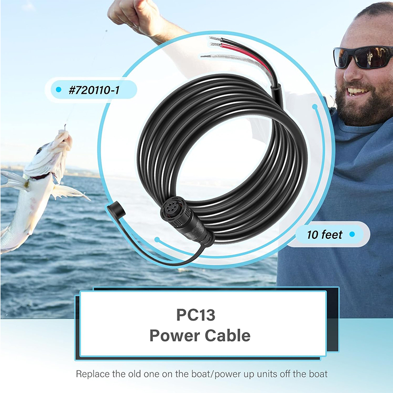 720110-1 PC13 Power Cable for  - Fish Finder Cable reseña y precio