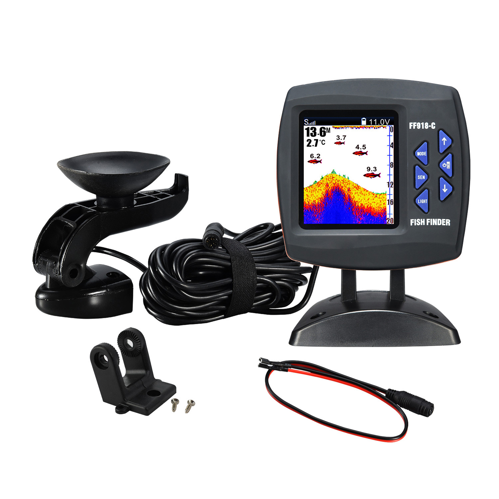 Portable Fish Finder Wireless  - Fish Finder Transducer reseña y precio