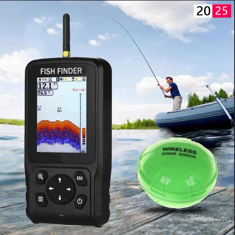 Portable Sonar Sensor Transduc - Fish Finder Transducer reseña y precio