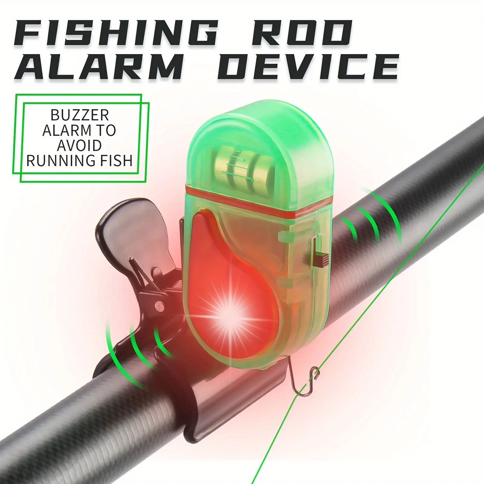 2PCS LED Fishing Bite Alarm, 2 - Bite Indicator reseña y precio