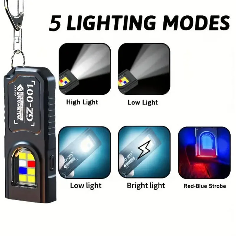 LED Keychain Flashlight Type C - Fishing Light reseña y precio