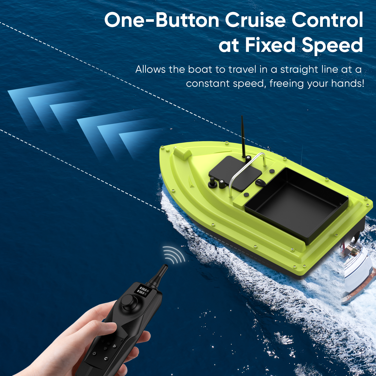D36 RC Fishing Bait Boat with  - Fish Finder reseña y precio